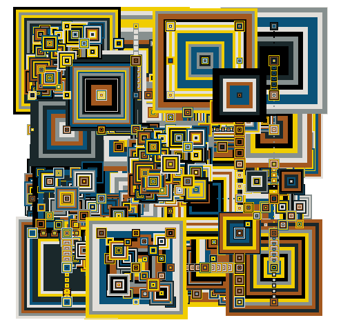 hilbert curve generative art 2007